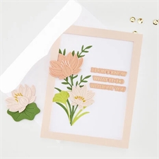 Hero Arts Die - Tranquil Garden / Lotus Flower